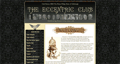 Desktop Screenshot of eccentricclub.co.uk