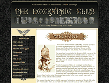 Tablet Screenshot of eccentricclub.co.uk
